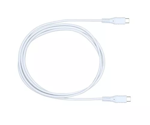 USB Type C to C charging cable, white, 1.5m 2x USB Type C plug, 60W, 3A, DINIC Box